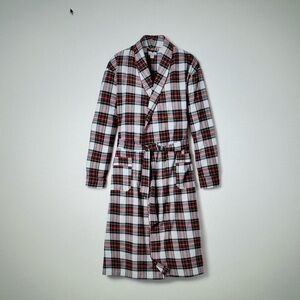 Petite Plume NWT Men’s Tartan Plaid Belted Robe
